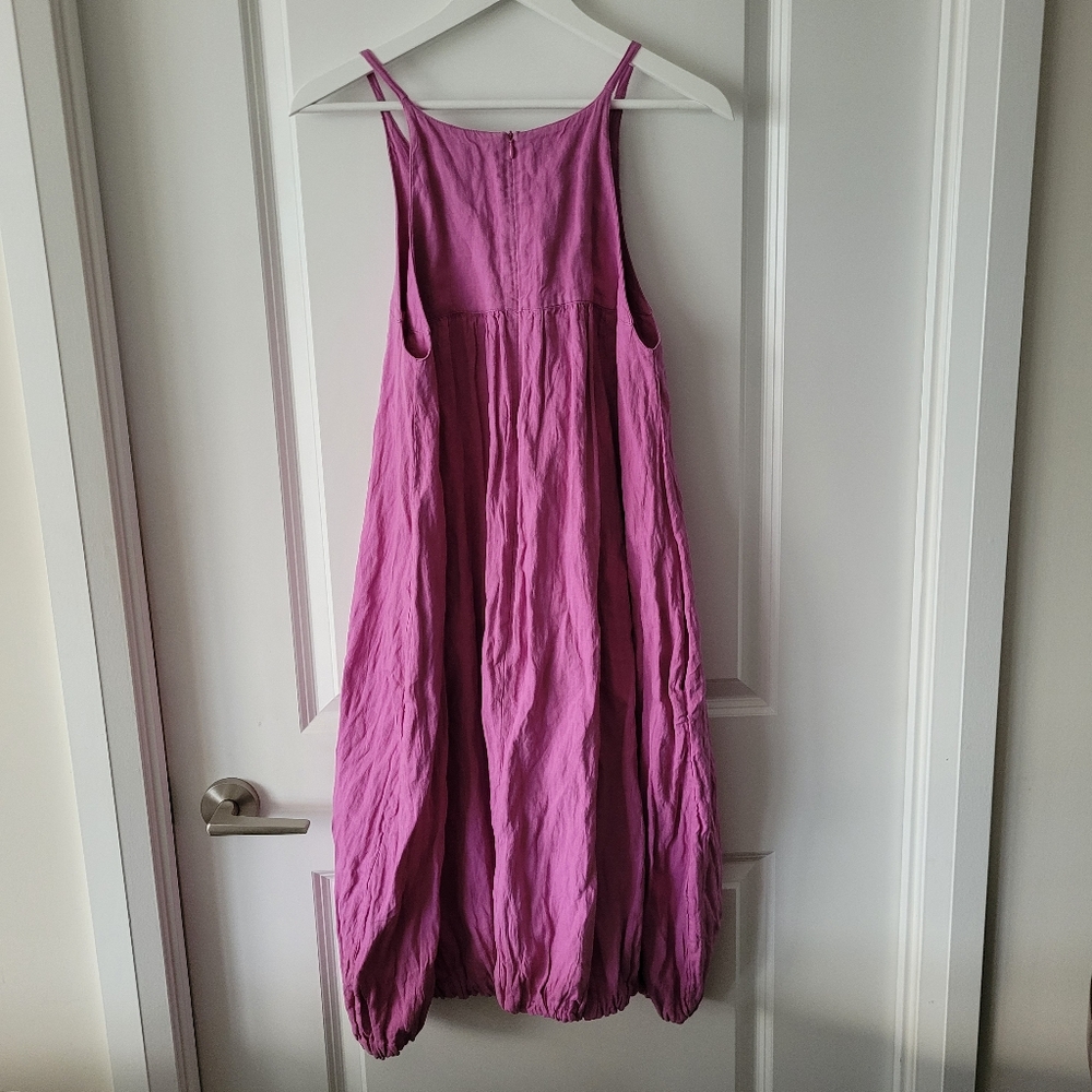 100% LINEN SARAH PACINI DRESS - Picture 4 of 7